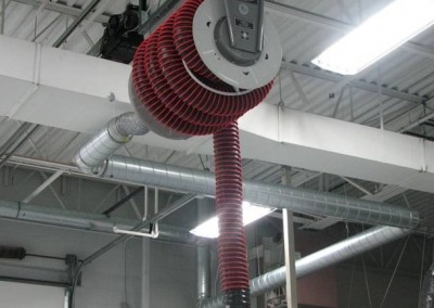 Vehicle Exhaust Extraction Systems - Hose Reels - Texas Electronics