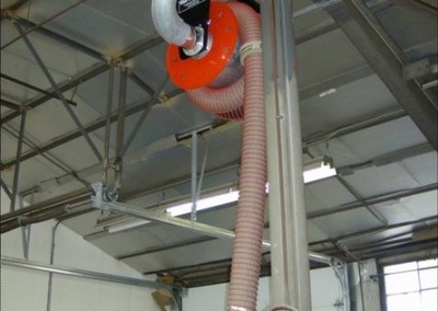 Vehicle Exhaust Extraction Systems - Hose Reels - Texas Electronics
